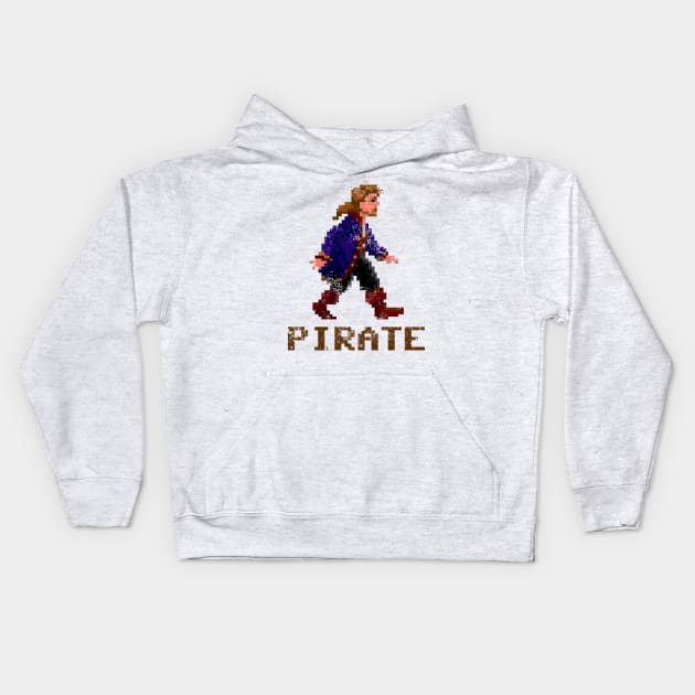 PIRATE Kids Hoodie by Nerd_art